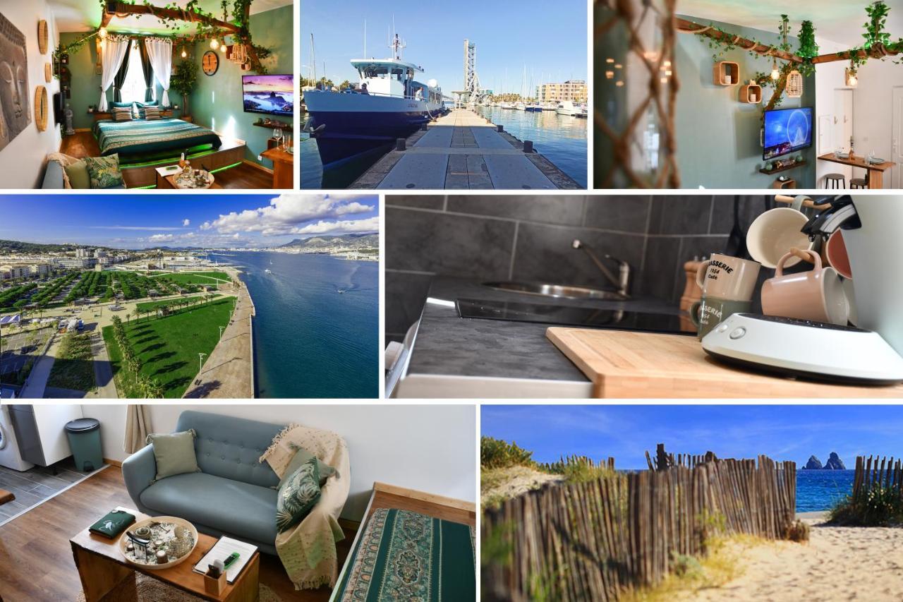 לה סיין סור-מר Le Patio H24,Cosy,Port,Plage,Wifi,Netflix מראה חיצוני תמונה